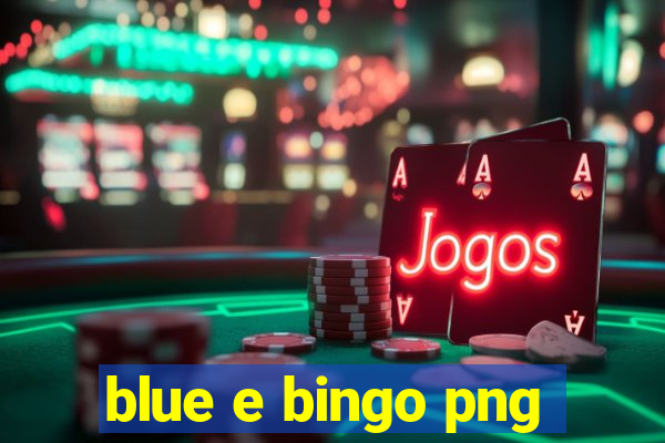 blue e bingo png